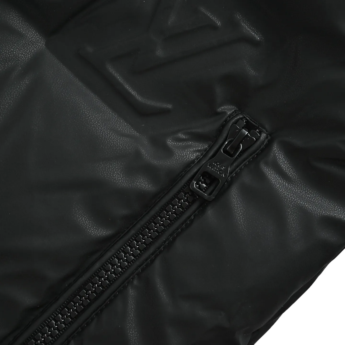 Louis Vuitton/Embossed Louis Vuitton Embossed Hooded Down Vest